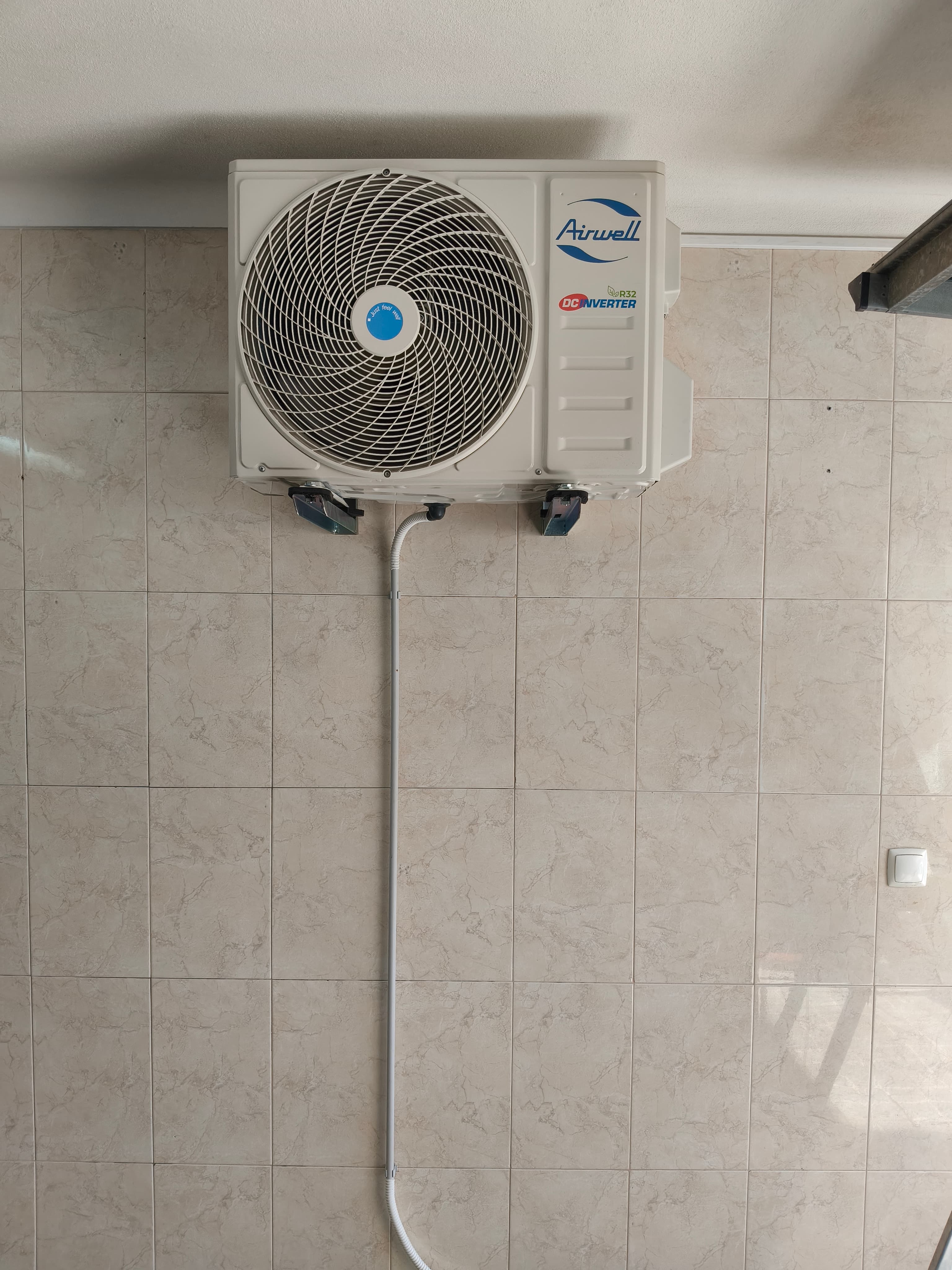 Foto de instalação de ar condicionado realizada pela PortiAr